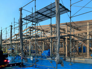 建て方を行いました