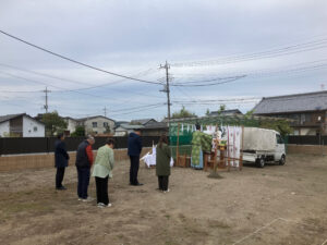 地鎮祭を行いました